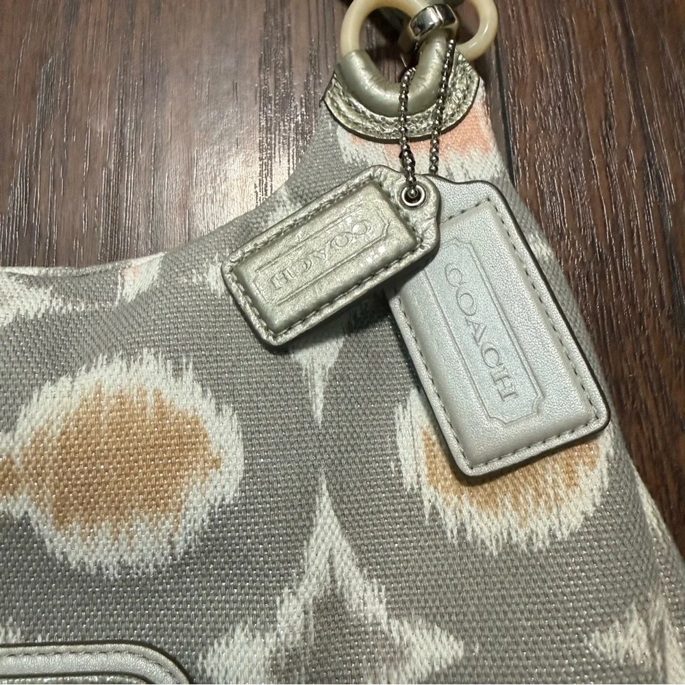Coach Kristin Op Art Ikat Hobo Bag